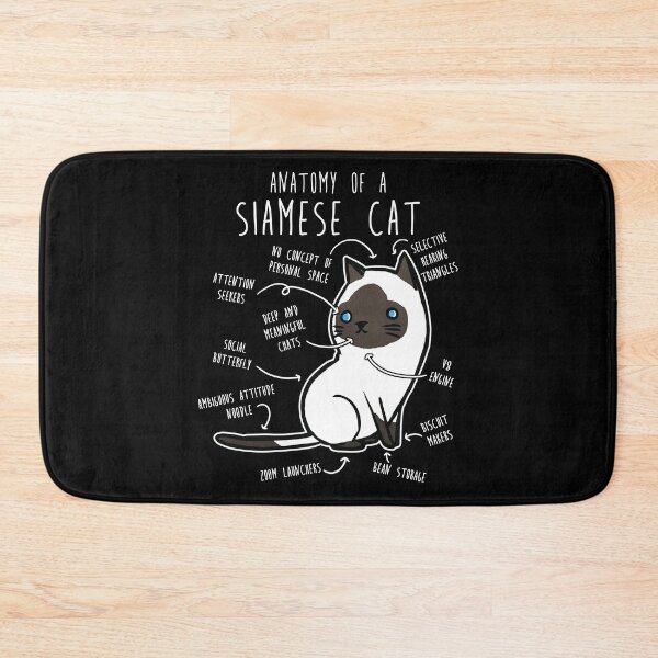 Item preview, Siamese Cat Anatomy designed and sold by Clara Hollins.