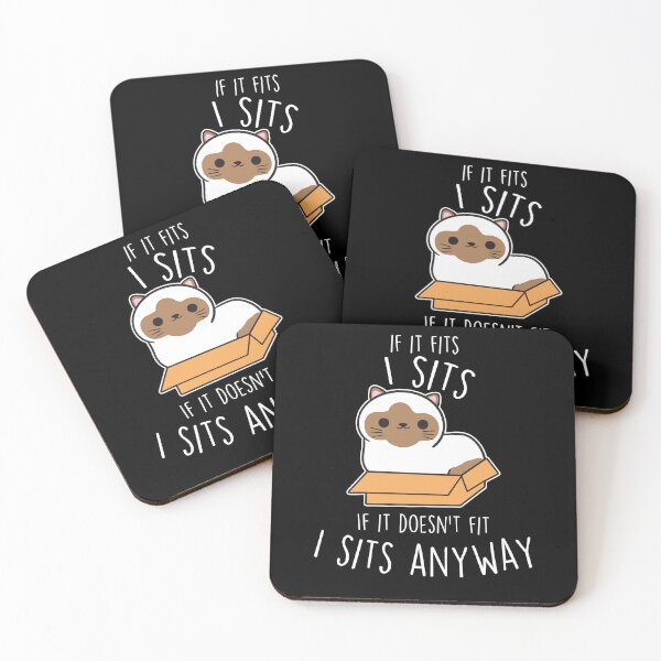 Item preview, Siamese Cat I Sits Anyway designed and sold by Clara Hollins.