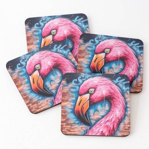 Item preview, Cool Flamingo Graffiti 2 | Bird Graffiti | Animal Graffiti designed and sold by ANIMALAND DESIGN.