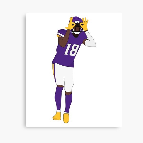 Hit'em With The Griddy Justin Jefferson Minnesota Football Art Print by  Farly Datau - Fine Art America