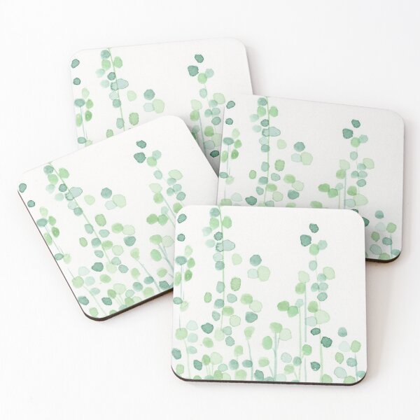 Item preview, Watercolour Plant Stems designed and sold by Ivy Uttaro.
