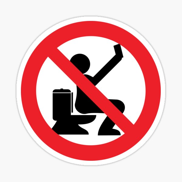 Vista previa del artículo con la obra «No Selfies», diseñado y vendido por eldram.