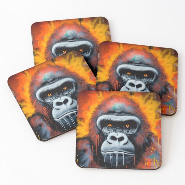 Item preview, Cool Gorilla Graffiti | Monkey Graffiti | Animal Graffiti designed and sold by ANIMALAND DESIGN.