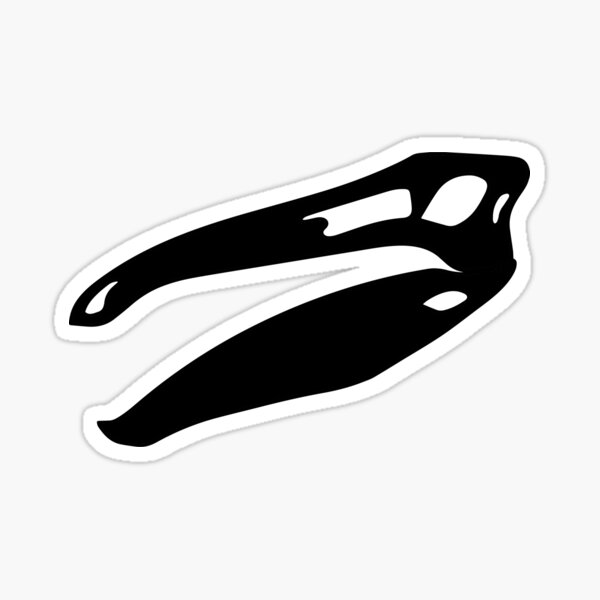 Item preview, Deinocheirus skull - black designed and sold by Skeleton Crew.