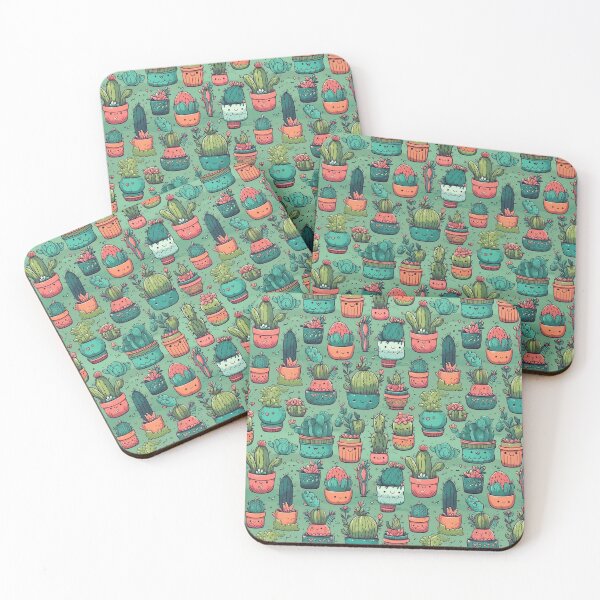 Item preview, Cute Cartoon Cactus Pattern designed and sold by sbaker955.