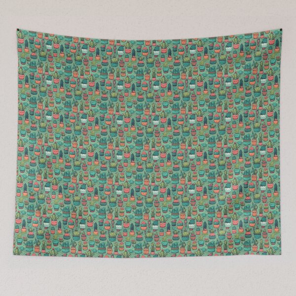 Item preview, Cute Cartoon Cactus Pattern designed and sold by sbaker955.