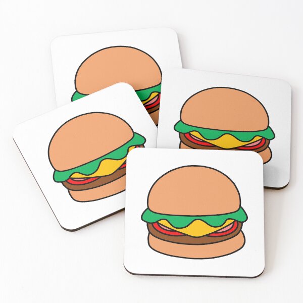 Item preview, Cute Hamburger with Lettuce, Tomato and Cheese designed and sold by OrderofOps.