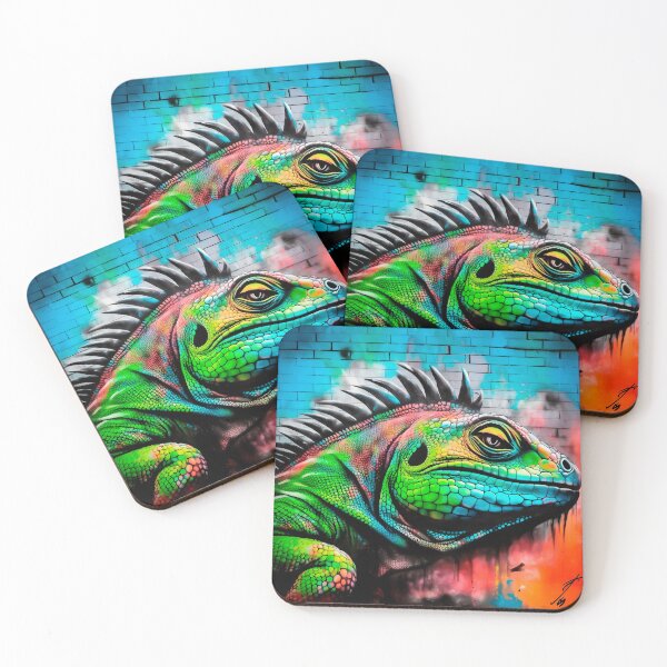 Item preview, CoolIguana Graffiti | Reptile Graffiti | Animal Graffiti designed and sold by ANIMALAND DESIGN.