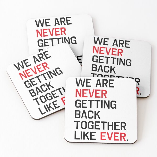 Item preview, WE ARE NEVER GETTING BACK TOGETHER designed and sold by spicystylesco.