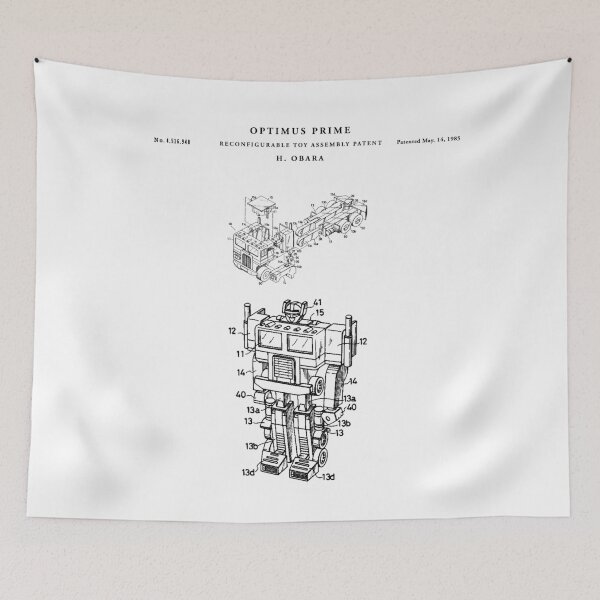 Item preview, Optimus Prime Patent Drawing Blueprint designed and sold by Vintago.
