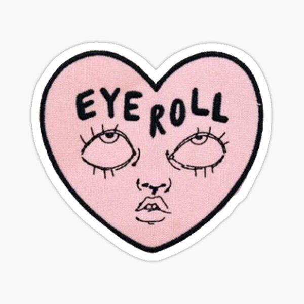 eyeroll Sticker