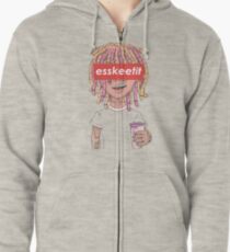 New Lil Pump Esskeetit Merchandise Zipped Hoodie