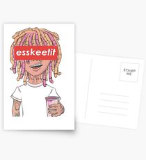 Postales Nueva mercancía de Lil Pump Esskeetit