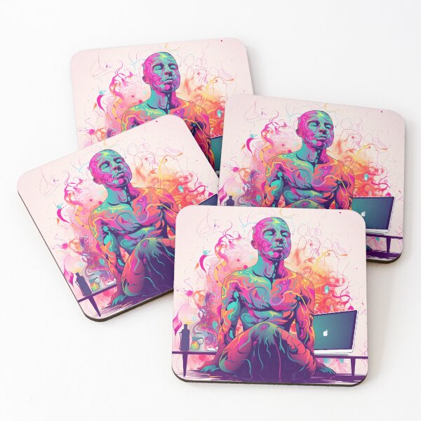 Item preview, Trippy in the Office | Digital Enlightenment | Modern Meditation Art designed and sold by mindexploration.