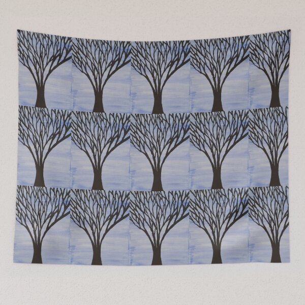 Aperçu de l'œuvre Peinture d'arbre stylisé à l'aquarelle créée et vendue par PinkGiraffe23.