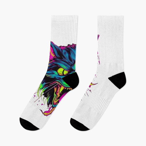 Item preview, Feral Neon Kitty Cat designed and sold by Bad Kitties.