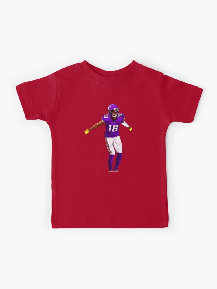 Youth Ja'Marr Chase and Justin Jefferson Griddy Football Kid's T-Shirt