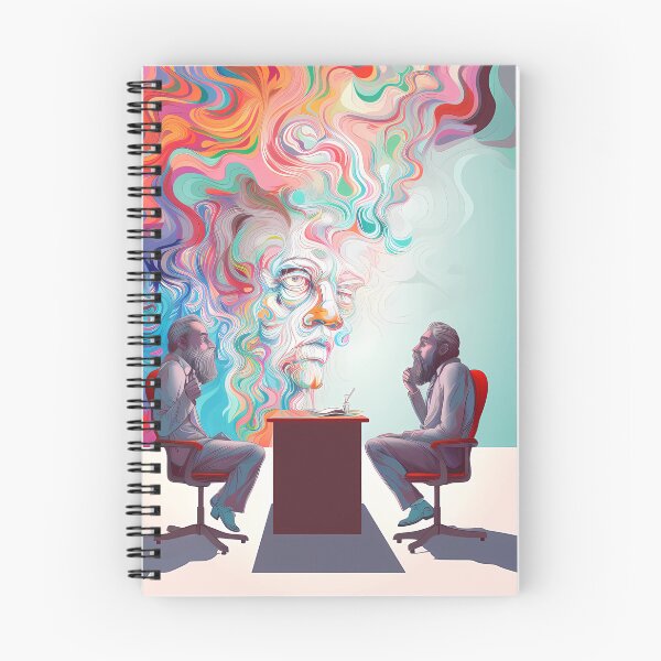 Item preview, Trippy in the Office Magic Mushroom | Vivid Conversations | Mind Exploration Art designed and sold by mindexploration.