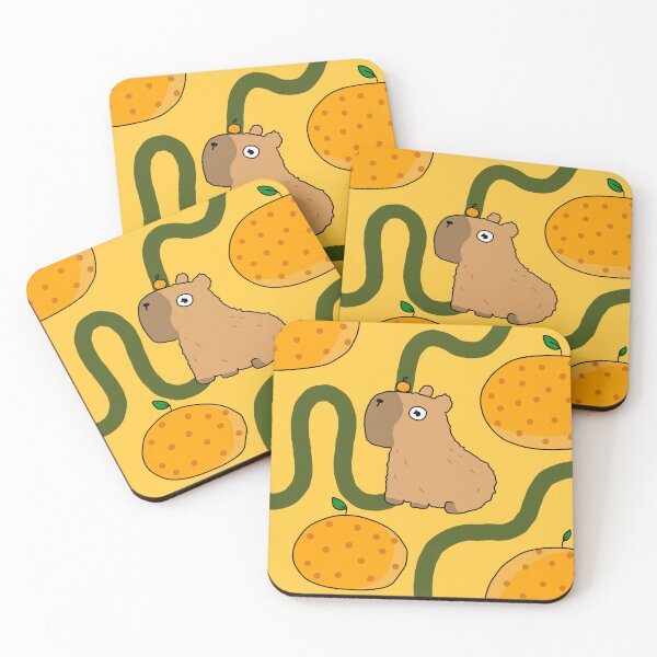 Item preview, Cute Capybara went to Orangeland designed and sold by sillymiya.