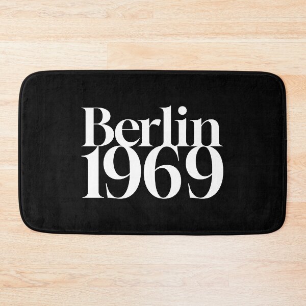 Item preview, Berlin 1969 (White on Black) designed and sold by polonuim210.