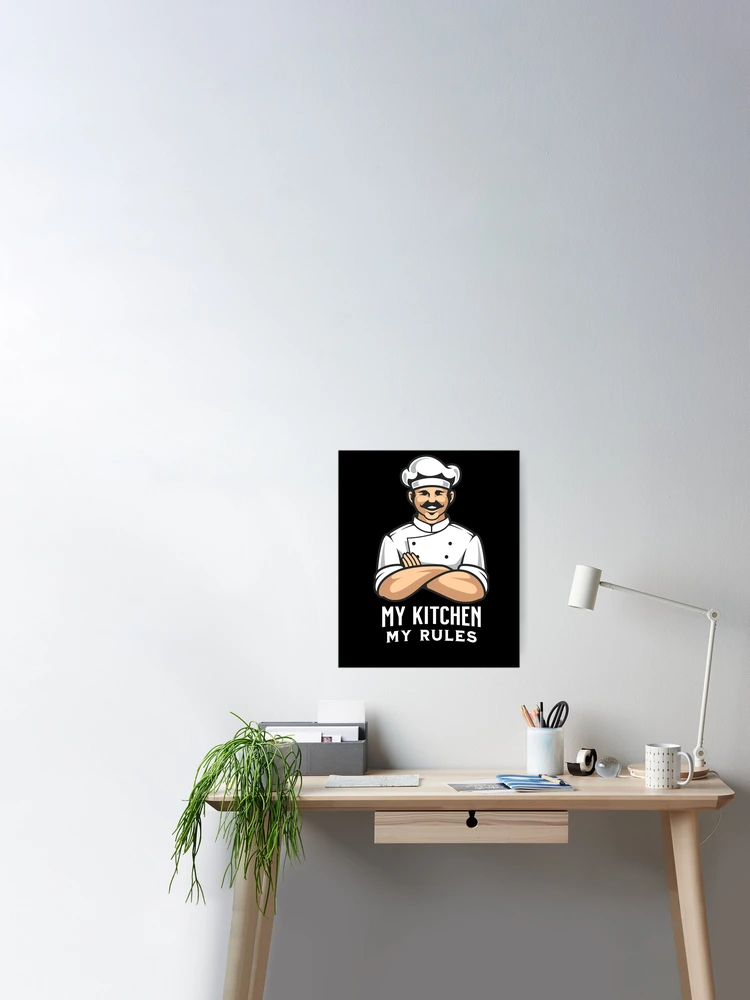 Head Chef My Kitchen Funny Slogan Apron for Sale by aSimpleMind