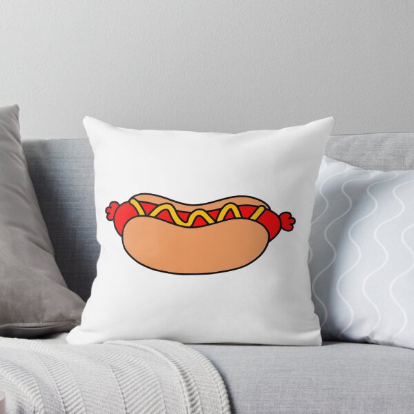 Item preview, Cute Hotdog in a Bun with Mustard designed and sold by OrderofOps.