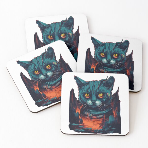 Item preview, Dystopian City Kitty designed and sold by Bad Kitties.