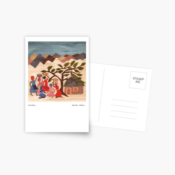 Women Meeting Postcard