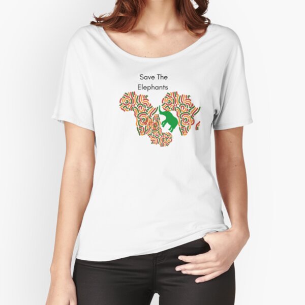 Elephants, save the elephants, save us Relaxed Fit T-Shirt