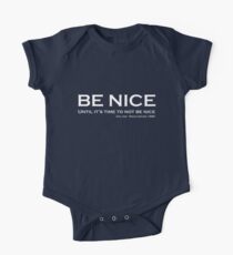 Road House - Be nice One Piece - Short Sleeve