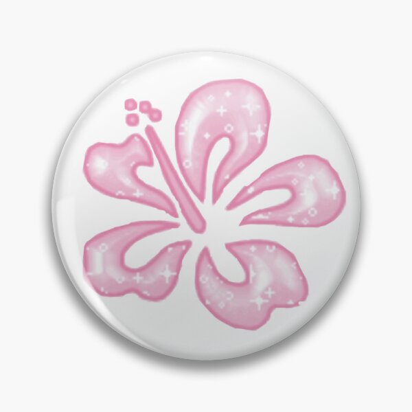 Item preview, gyaru hibiscus sticker designed and sold by pinkadinks.