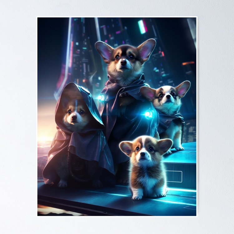 Gaming Corgi - The Cutest Gamer Pup! Poster for Sale by Epicsessed