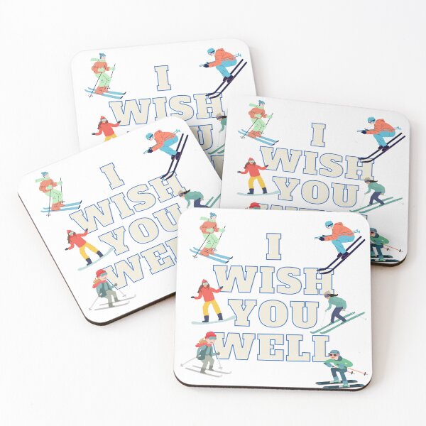 Item preview, I Wish You Well Skiing Funny Meme designed and sold by ecdato.