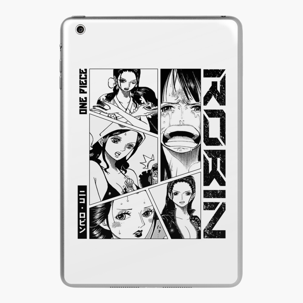 Nico Robin - One Piece Manga Panel black version iPad Case & Skin for Sale  by Geonime