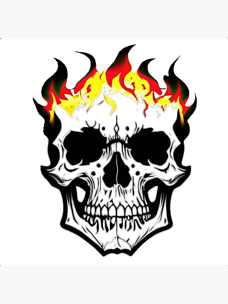 How To Draw Flaming Skull - Drawing Transparent PNG - 680x678 - Free  Download on NicePNG