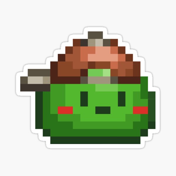 Vista previa del artículo con la obra «Baba fresca de Terraria», diseñado y vendido por BonBonPup.