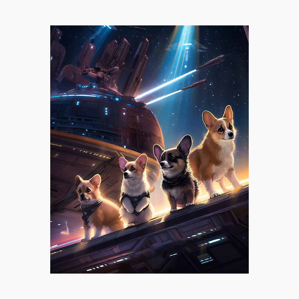 Gaming Corgi - The Cutest Gamer Pup! Art Print for Sale by Epicsessed