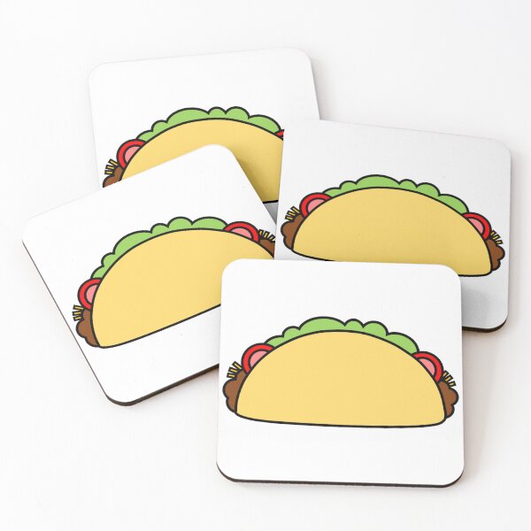 Item preview, Cute Mexican Taco with Meat and Salad designed and sold by OrderofOps.