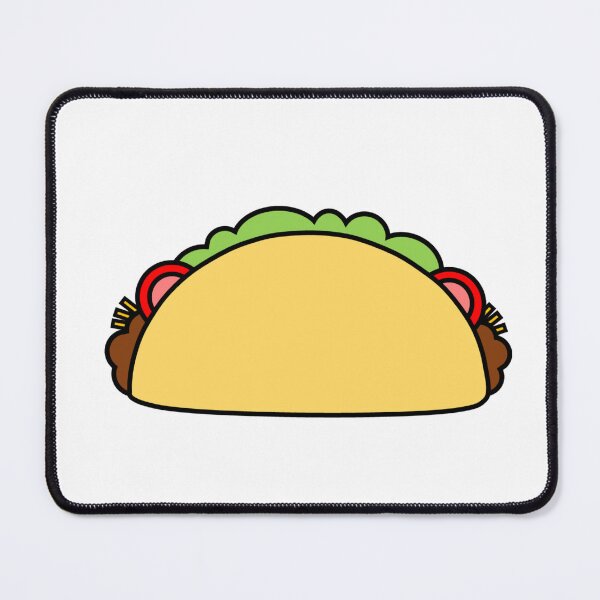 Item preview, Cute Mexican Taco with Meat and Salad designed and sold by OrderofOps.