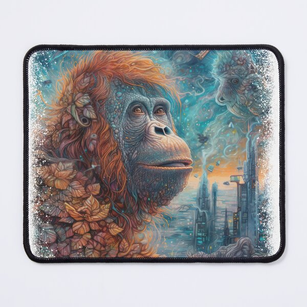 Item preview, Explore the Dreamy Universe with a Chimpanzee in a Spacesuit designed and sold by Dontobiasshop.