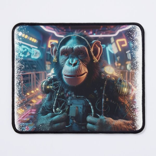 Item preview, Journey to the Stars with a Chimpanzee in a Spacesuit designed and sold by Dontobiasshop.