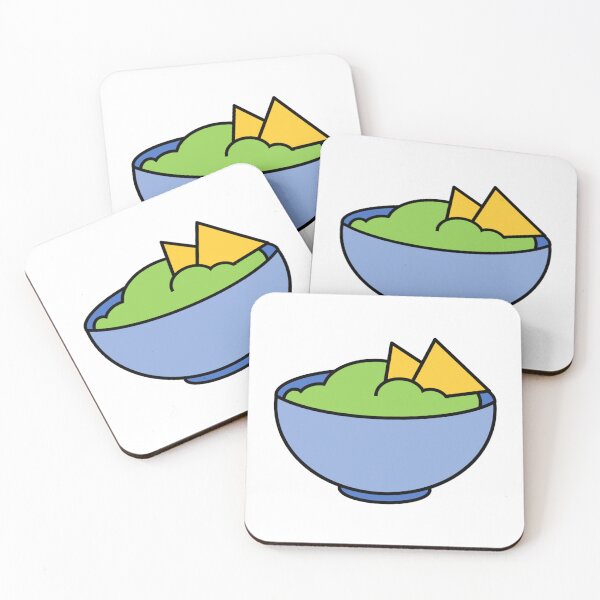 Item preview, Cute Bowl of Guacamole and Corn Chips designed and sold by OrderofOps.