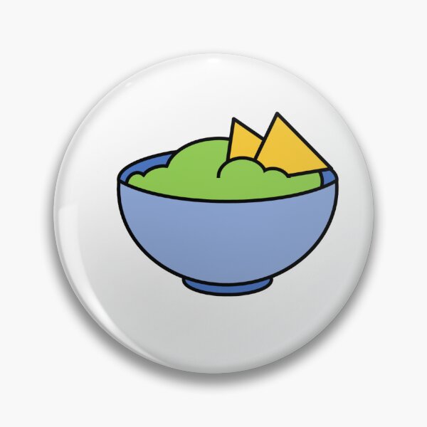 Item preview, Cute Bowl of Guacamole and Corn Chips designed and sold by OrderofOps.
