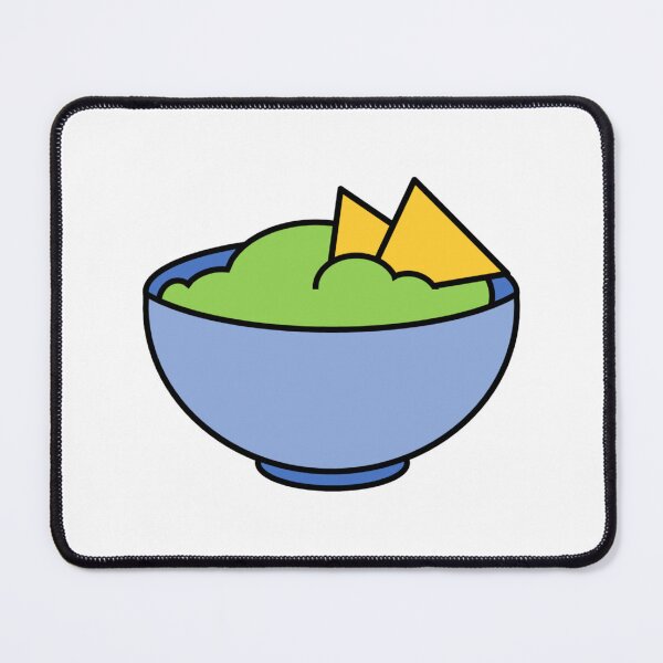 Item preview, Cute Bowl of Guacamole and Corn Chips designed and sold by OrderofOps.
