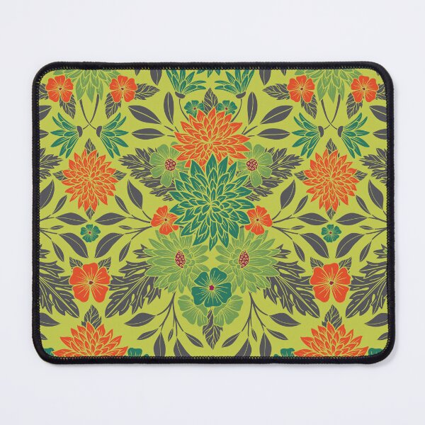 Item preview, Colorful Lime Green, Orange & Teal Floral designed and sold by somecallmebeth.