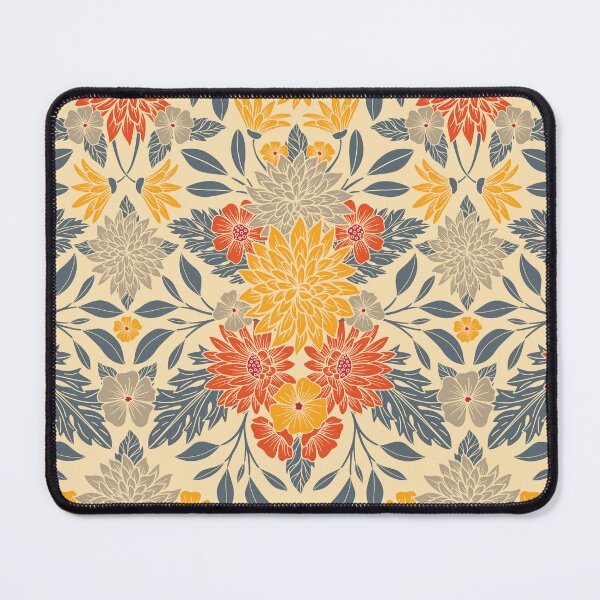 Item preview, Warm Yellow, Orange & Blue Floral designed and sold by somecallmebeth.