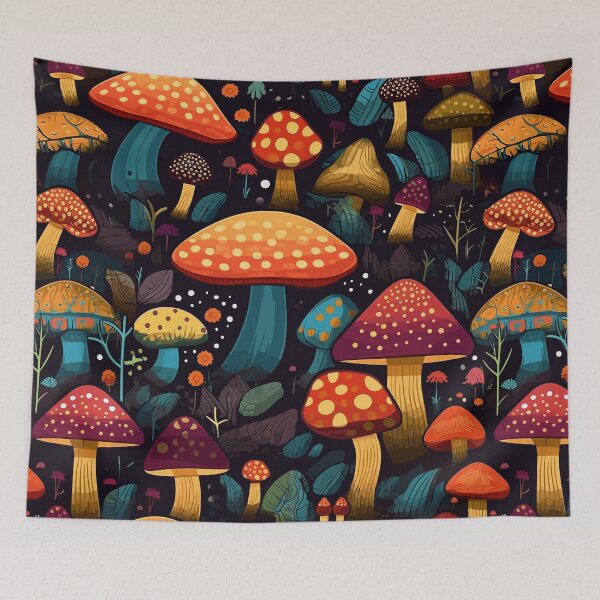 Item preview, Botanical Autumn Mushroom designed and sold by Wolka.