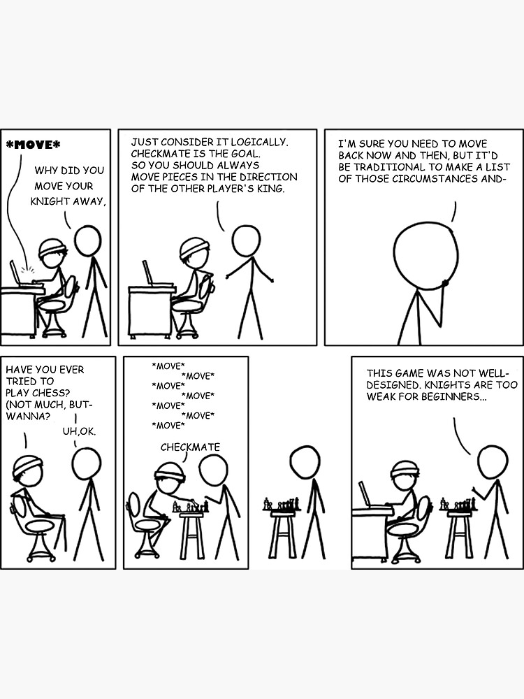 "Think Logic xkcd " Sticker for Sale by Redbubble