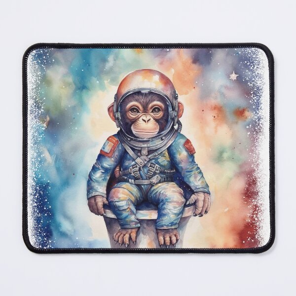 Item preview, An Unforgettable Space Journey with a Chimpanzee in a Spacesuit designed and sold by Dontobiasshop.