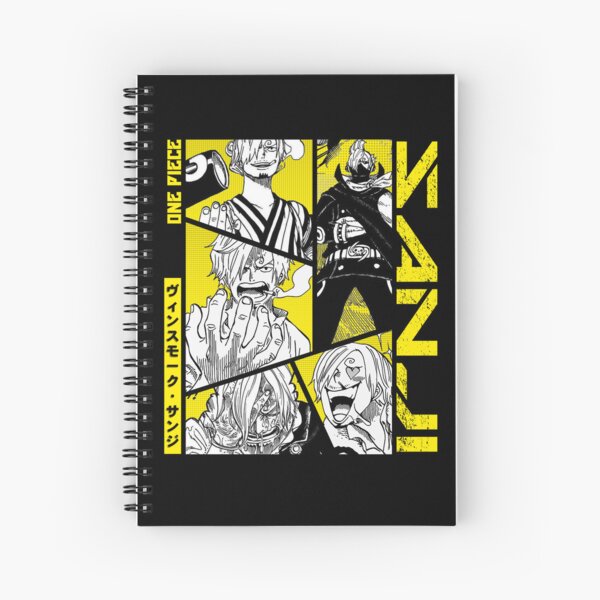 Pastele One Piece Film Red Anime Custom Spiral Notebook Ruled Line